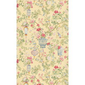 Brunschwig & Fils Fabric Jardin Fleuri Print Sun