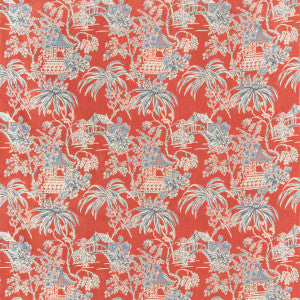 Brunschwig & Fils Fabric Tongli Print Red