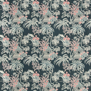 Brunschwig & Fils Fabric Tongli Print Midnight