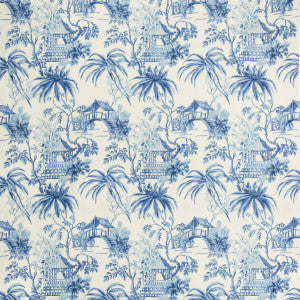 Brunschwig & Fils Fabric Tongli Print Porcelain