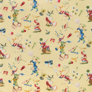 Brunschwig & Fils Fabric Cirque Chinois Print Sun