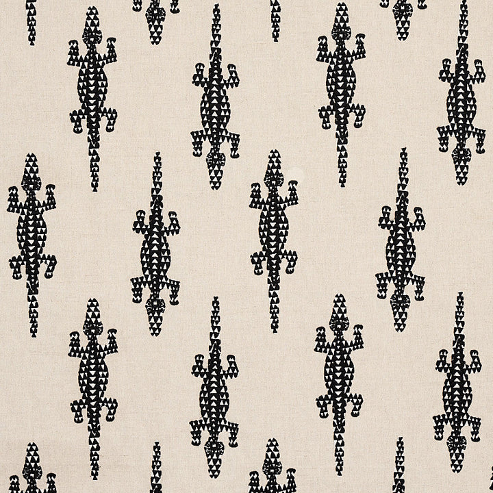 Baracoa Black 80200 by Schumacher Fabric Schumacher Fabric Baracoa Black 80200Fabric LINEN 37% INDIA </p><p>Repeat: H: HORZ. 23 3/5" (60CM), V: VERT. 15 3/4" (40CM) 52 - Fabric Carolina -