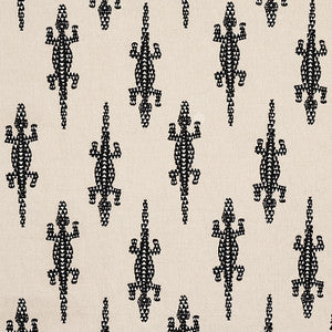 Schumacher Fabric Baracoa Black 80200