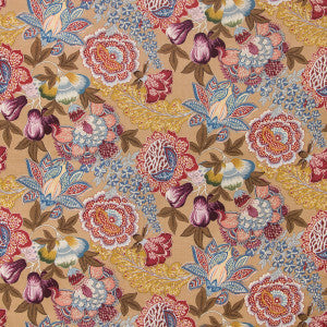 Brunschwig & Fils Fabric Karabali Print Wheat