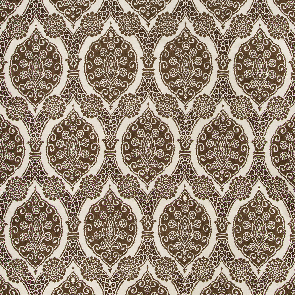 Sufera Print Chocolate by Brunschwig & Fils Fabric Brunschwig & Fils Fabric Sufera Print ChocolateFabric GRAND BAZAAR FLAX - 100% Italy </p><p>Repeat: H: 13.39, V: 28.74 53.94 - Fabric Carolina -