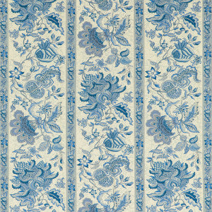 Brunschwig & Fils Fabric Montflours Print Blue