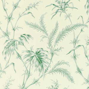 Brunschwig & Fils Fabric Lauziere Print Green