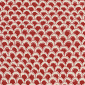 Brunschwig & Fils Fabric Pave Ii Print Red
