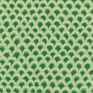 Brunschwig & Fils Fabric Pave Ii Print Green