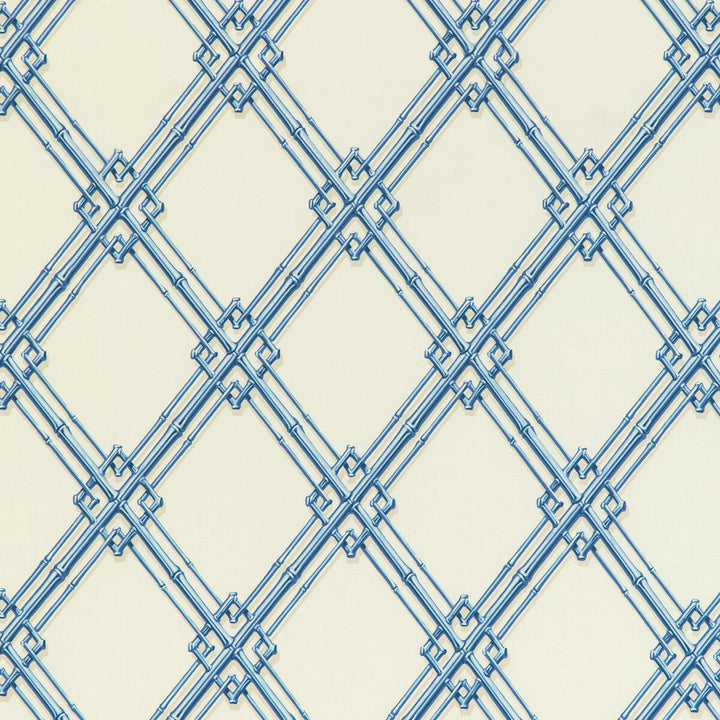Le Bambou Print Blue by Brunschwig & Fils Fabric Brunschwig & Fils Fabric Le Bambou Print BlueFabric LOUVERNE COTTON - 100% Italy </p><p>Repeat: H: 9, V: 11.5 54 - Fabric Carolina -