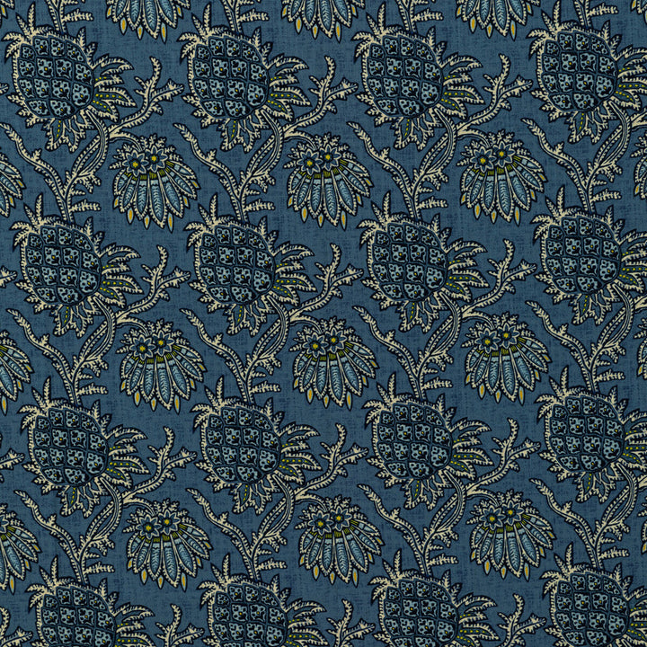 Brassac Print Indigo by Brunschwig & Fils Fabric Brunschwig & Fils Fabric Brassac Print IndigoFabric EN VACANCES II POLYESTER - 100% Italy </p><p>Repeat: H: 9.05, V: 13.38 55.11 - Fabric Carolina -
