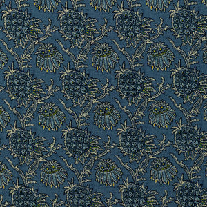 Brunschwig & Fils Fabric Brassac Print Indigo