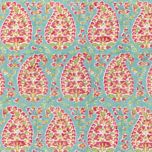 Brunschwig & Fils Fabric Rougier Print Aqua