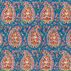 Brunschwig & Fils Fabric Rougier Print Blue/Red