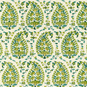 Brunschwig & Fils Fabric Rougier Print Green