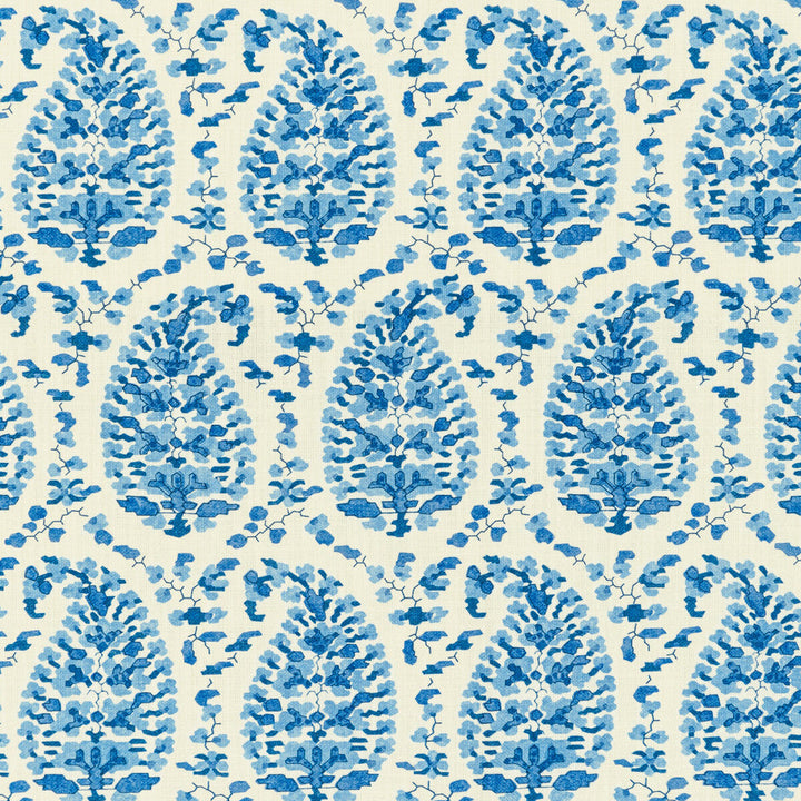 Rougier Print Blue by Brunschwig & Fils Fabric Brunschwig & Fils Fabric Rougier Print BlueFabric EN VACANCES II POLYESTER - 100% United Kingdom </p><p>Repeat: H: 7.72, V: 9.31 54 - Fabric Carolina -