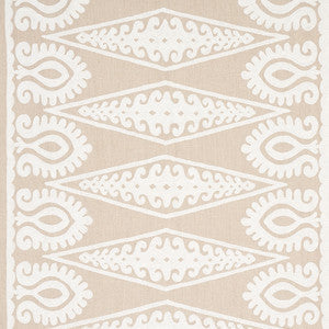 Schumacher Fabric Seema Ivory On Natural 80211