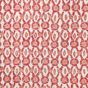 Brunschwig & Fils Fabric Galon Print Coral
