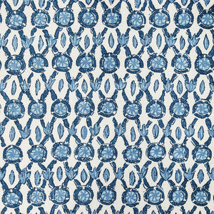 Brunschwig & Fils Fabric Galon Print Blue