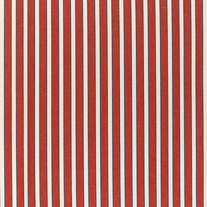 Brunschwig & Fils Fabric Rouen Stripe Red