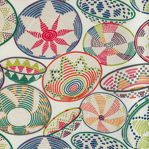 Brunschwig & Fils Fabric Bendi Emb Multi