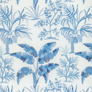 Brunschwig & Fils Fabric Martil Emb Blue