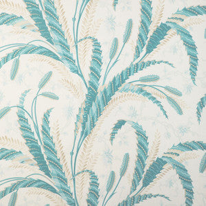 Brunschwig & Fils Fabric Vernay Print Aqua 8023101.13.0