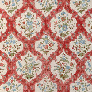 Brunschwig & Fils Fabric Ventoux Print Red/Blue 8023102.195.0