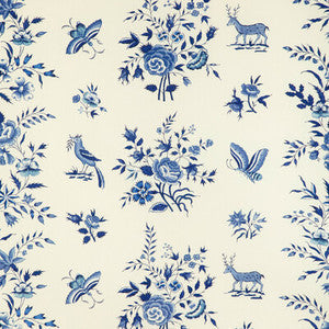 Brunschwig & Fils Fabric Aurel Print Sky/Blue 8023103.550.0