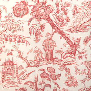 Brunschwig & Fils Fabric Marcel Print Red 8023104.19.0