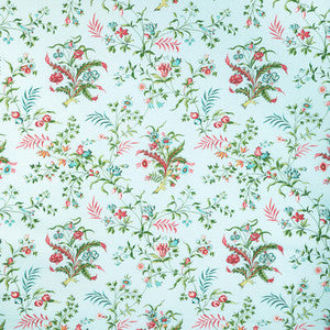 Brunschwig & Fils Fabric Chancay Print Sky/Leaf 8023107.153.0