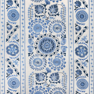 Brunschwig & Fils Fabric Saanvi Emb Navy/Sky 8023113.51.0