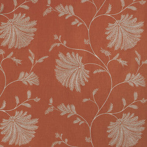 Brunschwig & Fils Fabric Maelle Emb Terracotta 8023116.12.0