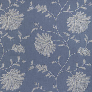 Brunschwig & Fils Fabric Maelle Emb Blue 8023116.5.0