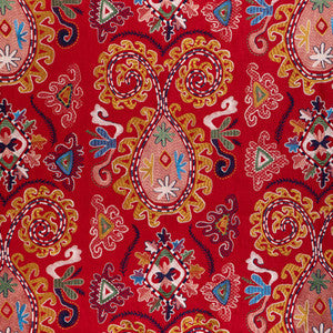 Brunschwig & Fils Fabric Lavali Emb Red/Gold 8023117.194.0