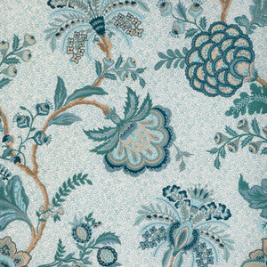 Brunschwig & Fils Fabric Anduze Emb Teal/Sky 8023118.535.0