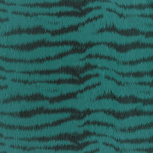 Brunschwig & Fils Fabric Tigre Warp Print Teal 8023137.13.0