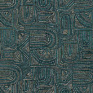 Brunschwig & Fils Fabric Timbre Velvet Teal 8023139.13.0