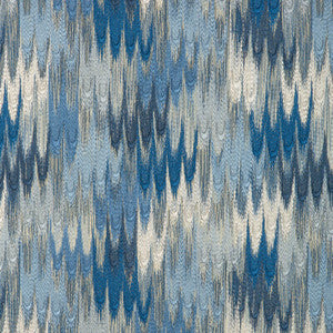 Brunschwig & Fils Fabric Duval Emb Sky/Lapis 8023142.155.0