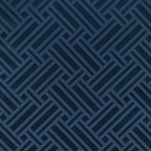 Brunschwig & Fils Fabric Martel Weave Navy 8023144.50.0