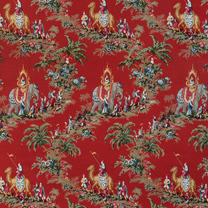 Brunschwig & Fils Fabric Beauport Promenade Red 8024104.19.0