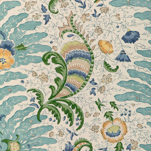 Brunschwig & Fils Fabric Riviere Print Aqua 8024105.355.0