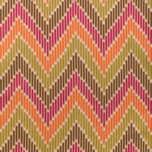 Brunschwig & Fils Fabric Cascade Print Berry/Leaf 8024107.73.0