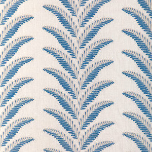 Brunschwig & Fils Fabric Fougere Emb Blue 8024109.51.0