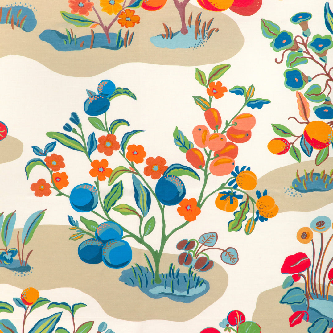 Brunschwig & Fils Fabric Pomelo Print - Multi