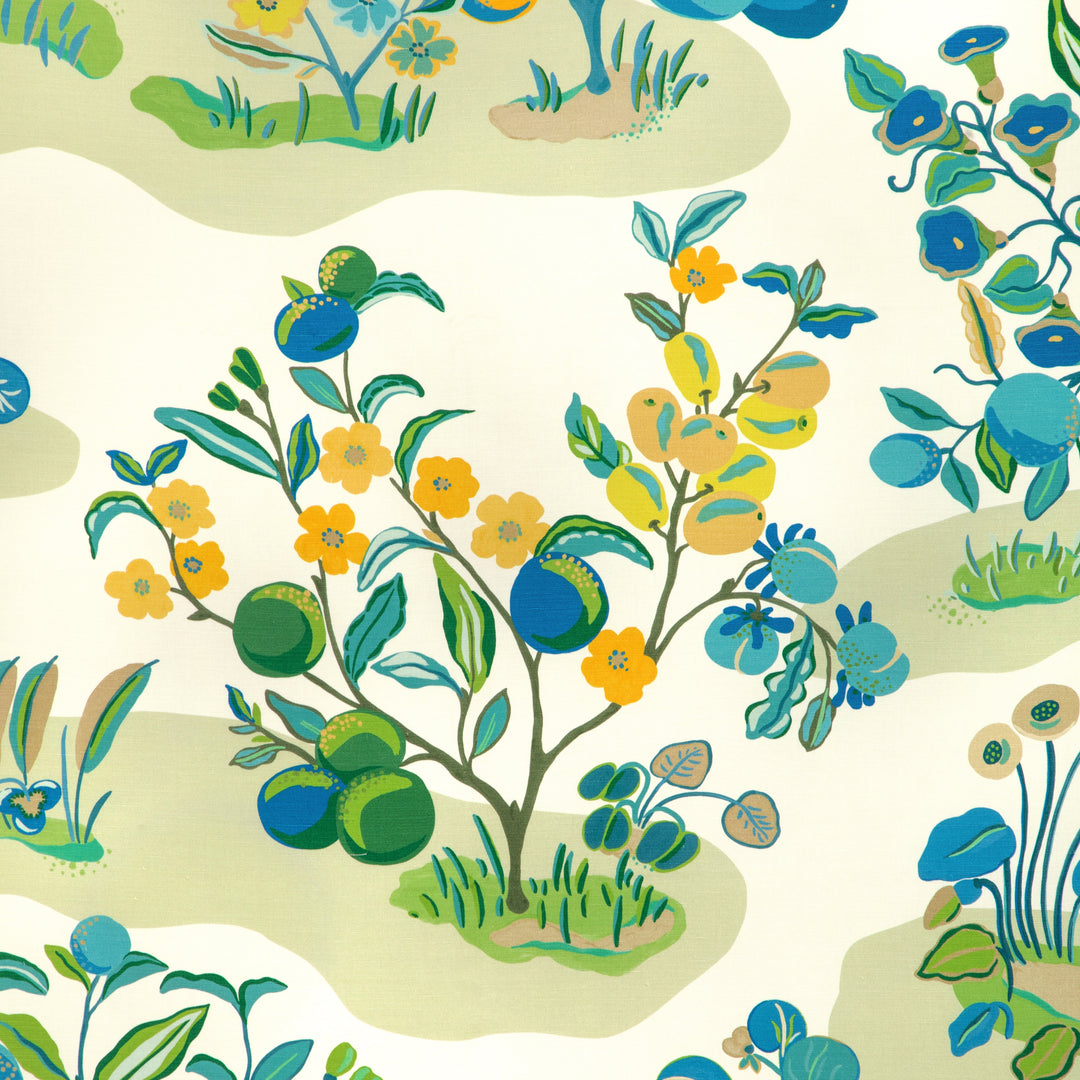 Brunschwig & Fils Fabric Pomelo Print - Marine