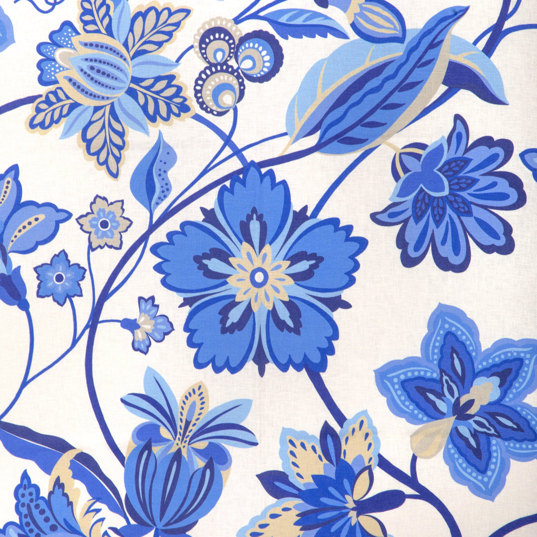 Brunschwig & Fils Fabric Botanique Print - Blue