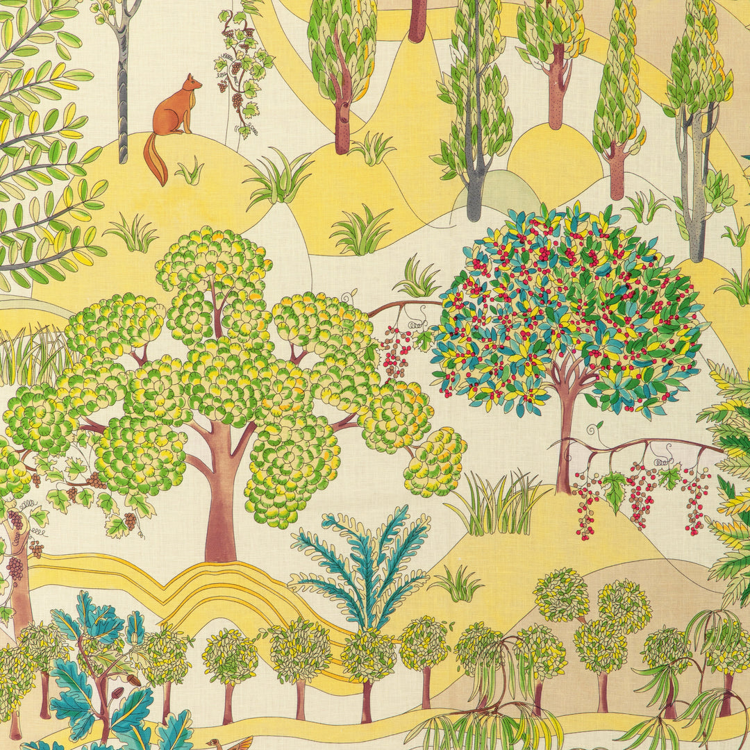 Brunschwig & Fils Fabric Folklore Print - Leaf