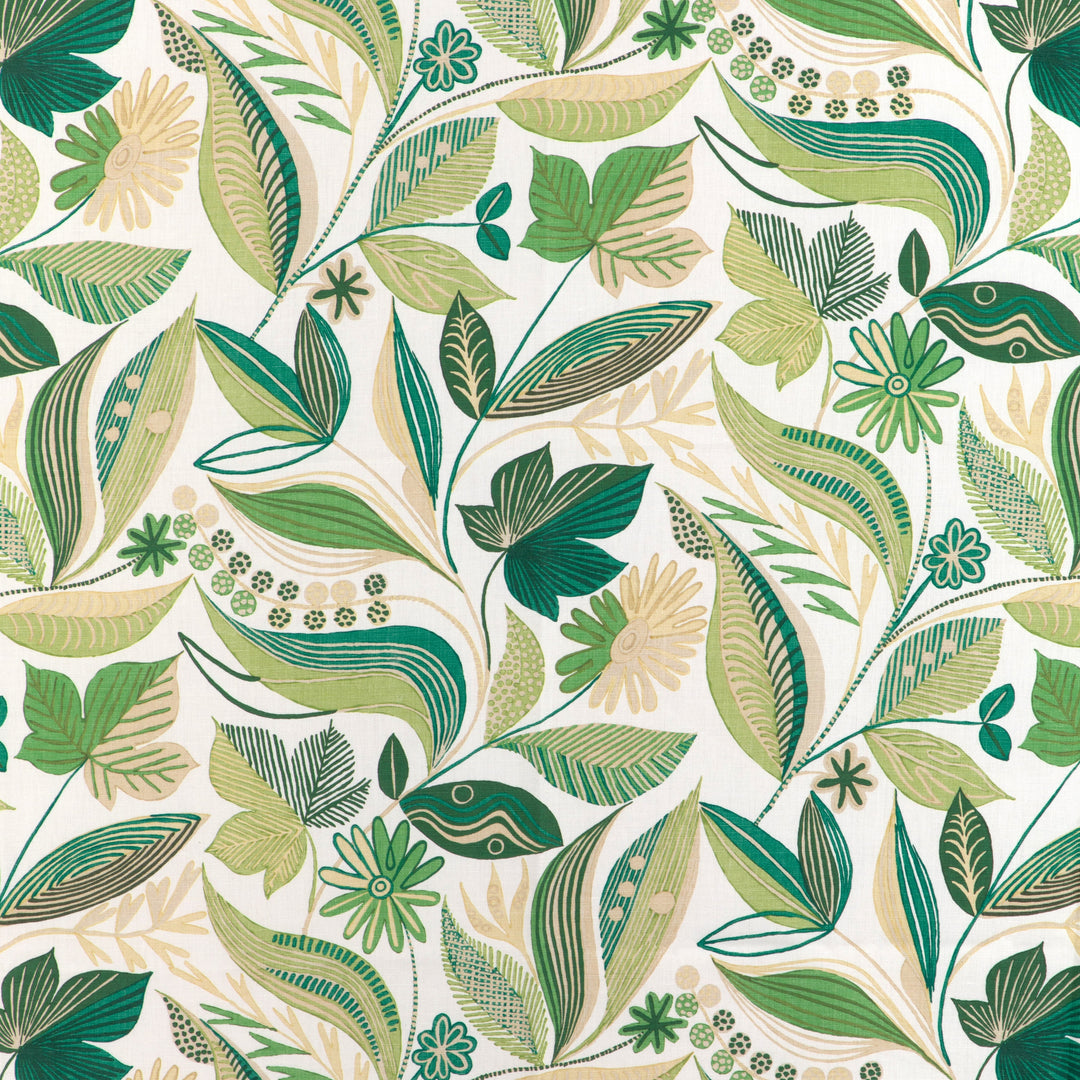 Brunschwig & Fils Fabric Carlsten Print - Leaf