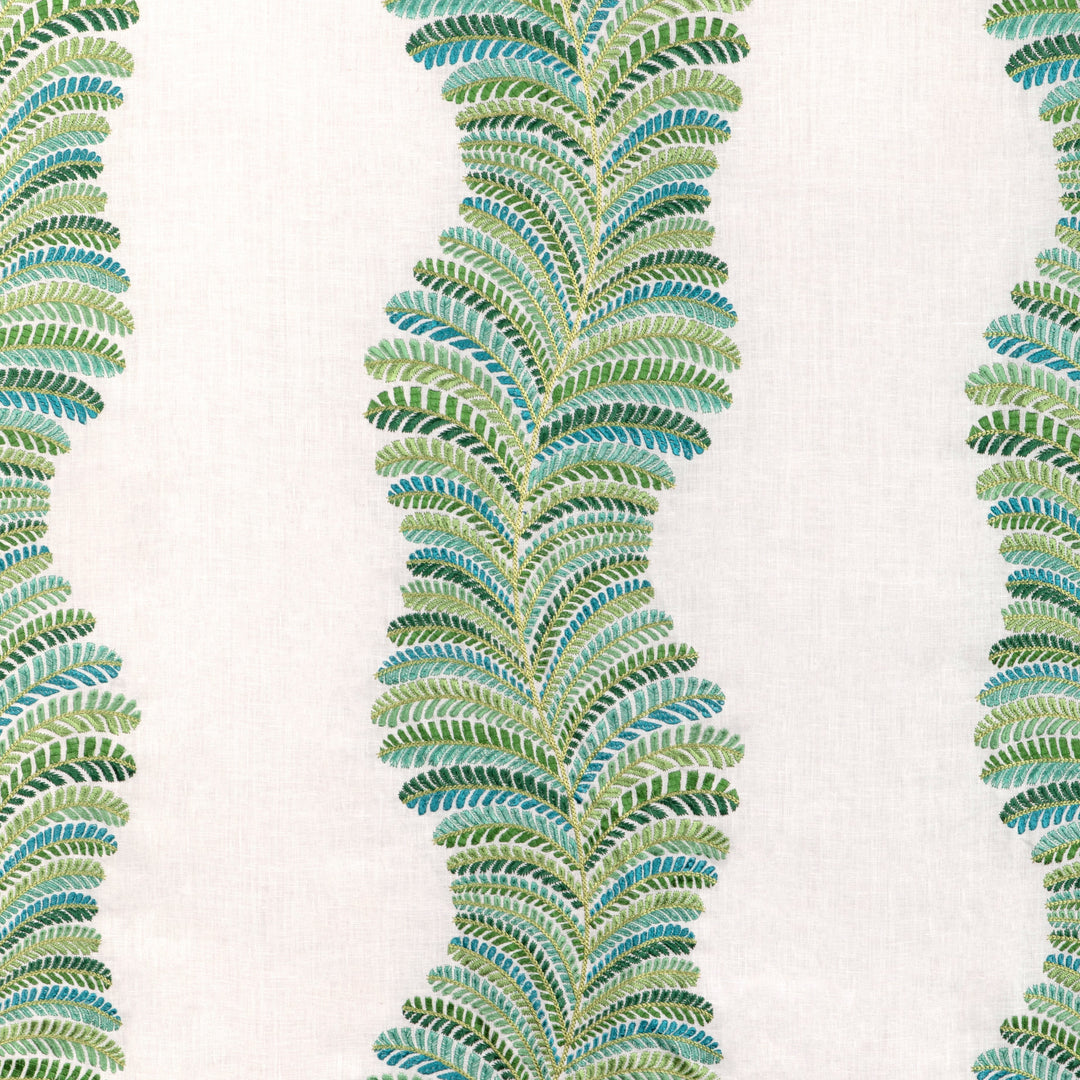 Brunschwig & Fils Fabric Rowan Emb - Marine
